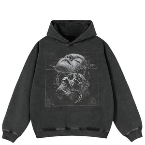 Cyberpunk Black Y2k hoodie