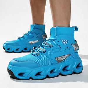 Cyberpunk Blade Chunky Sneakers - chunky blade-sole sneakers