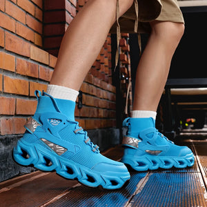 Cyberpunk Blade Chunky Sneakers - chunky blade-sole sneakers