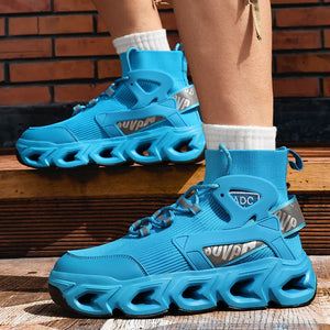 Cyberpunk Blade Chunky Sneakers - chunky blade-sole sneakers