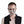 Cyberpunk Face Mask worn by a man, front view of the spiked metal face piece with a black sleeveless vest