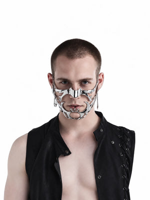 Cyberpunk Face Mask - product view on white background