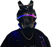 Casco futurista Cyberpunk