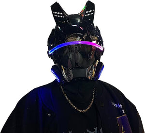 Cyberpunk Futuristic Helmet