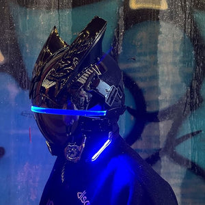 Cyberpunk Futuristic Helmet