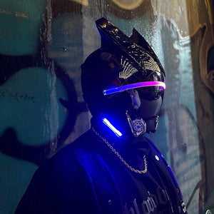 Cyberpunk Futuristic Helmet