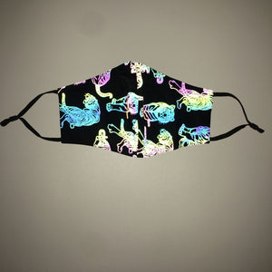 Cyberpunk Glowing Mask