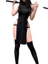 Robe fendue gothique cyberpunk
