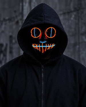 Cyberpunk Halloween Neon Mask Led