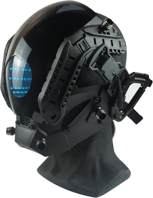 Cyberpunk Helmet Infinity Lights