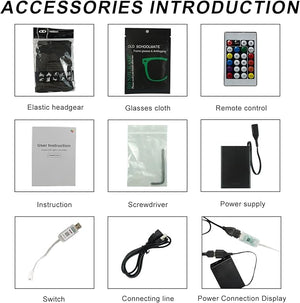 Cyberpunk Helmet Infinity Lights