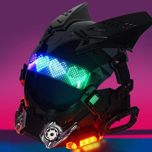 Cyberpunk Helmet LED Lamp