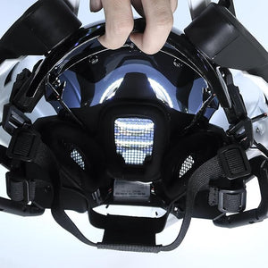 Cyberpunk Helmet Moon