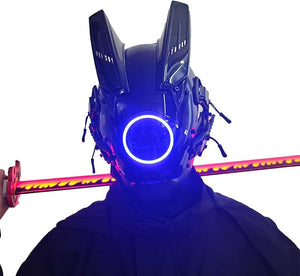 Cyberpunk Helmet Techwear