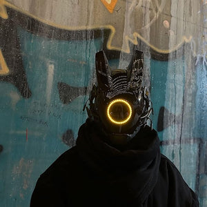 Cyberpunk Helmet Techwear