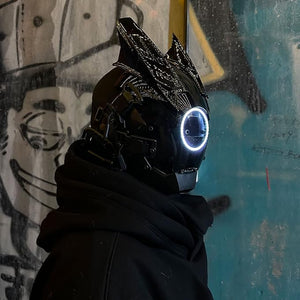 Cyberpunk Helmet Techwear