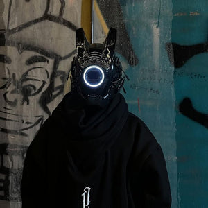 Cyberpunk Helmet Techwear