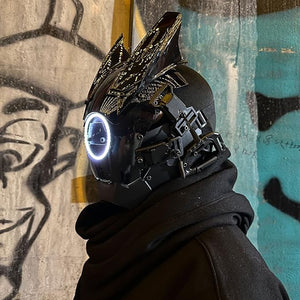 Cyberpunk Helmet Techwear