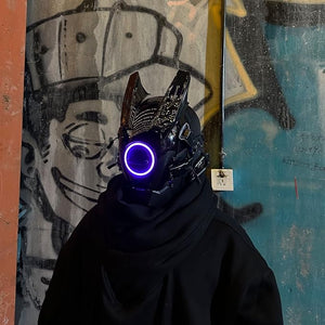 Cyberpunk Helmet Techwear