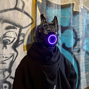 Cyberpunk Helmet Techwear