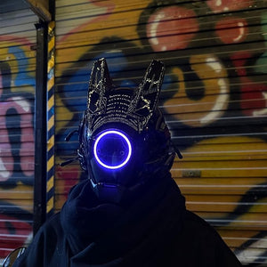 Cyberpunk Helmet Techwear
