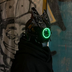 Cyberpunk Helmet Techwear