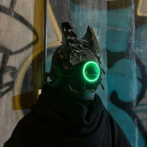 Cyberpunk Helmet Techwear