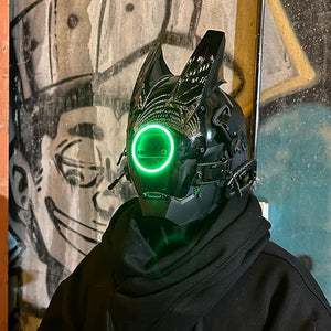 Cyberpunk Helmet Techwear
