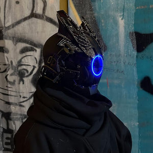 Cyberpunk Helmet Techwear