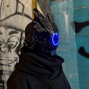 Cyberpunk Helmet Techwear