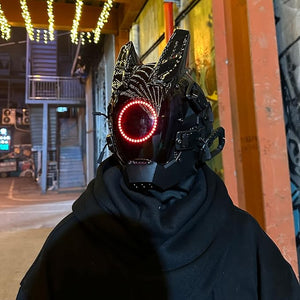 Cyberpunk Helmet Techwear