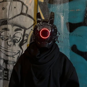 Cyberpunk Helmet Techwear