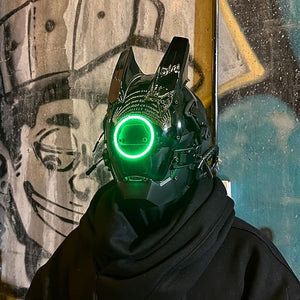 Cyberpunk Helmet Techwear