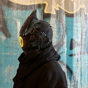 Cyberpunk Helmet Techwear
