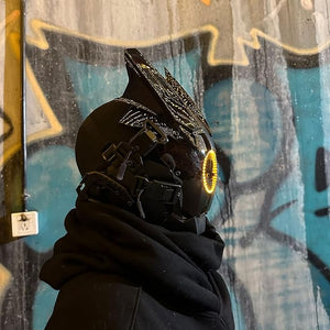 Cyberpunk Helmet Techwear