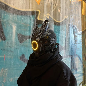 Cyberpunk Helmet Techwear