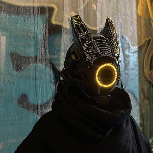 Cyberpunk Helmet Techwear