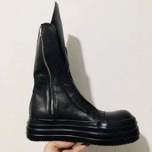 Cyberpunk High Top Boots Black