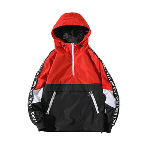 Cyberpunk Hoodie Color Contrast