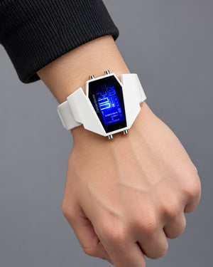 Cyberpunk LED Watch - product view on white background