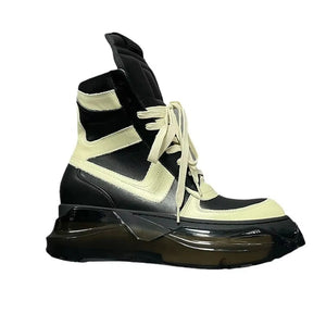 Cyberpunk Luxury Black Boots Men