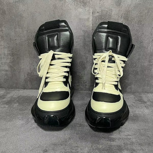 Cyberpunk Luxury Black Boots Men