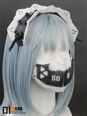Cyberpunk Maid Mechanical Hairband - mechanical maid hairband