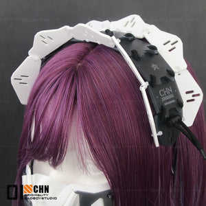 Cyberpunk Maid Mechanical Hairband - mechanical maid hairband