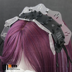 Cyberpunk Maid Mechanical Hairband - mechanical maid hairband