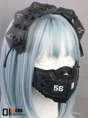 Cyberpunk Maid Mechanical Hairband - mechanical maid hairband