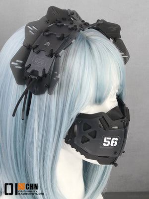 Cyberpunk Maid Mechanical Hairband - mechanical maid hairband