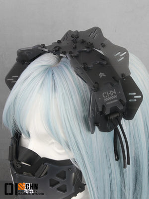 Cyberpunk Maid Mechanical Hairband - mechanical maid hairband