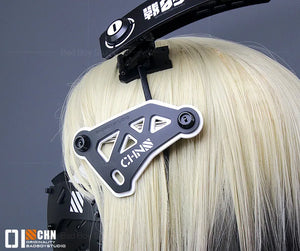 Cyberpunk Mechanical Antenna Headband — women mechanical cyberpunk hair accessory