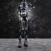Cyberpunk Mechanical Armor Catsuit